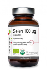 Kenay Selen Organiczny 100 mcg Suplement diety 60