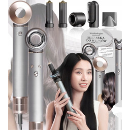 Mocna Suszarka Lokówka Do Włosów 5W1 3 Prędkośc