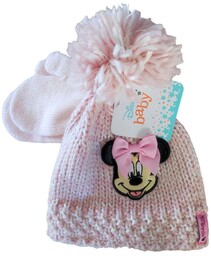 Komplet czapka rękawiczki Disney Myszka Minnie zimowa jesienna
