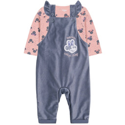 Niemowlęcy zestaw ogrodniczki + body Myszka Minnie DISNEY,