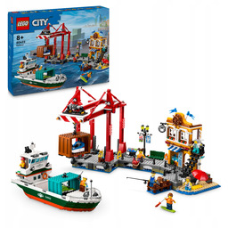 Lego City 60422 Lego Port ze statkiem towarowym