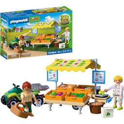 PLAYMOBIL Country 72164 mobilny stojak z quadami, świeżymi