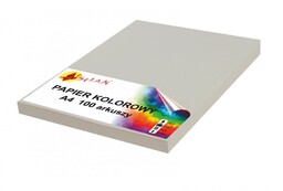 Papier kolorowy A4 120g szary 100 arkuszy 886