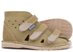 Daniel sandałki kapcie sandały profilaktyczne dla dzieci oliwka/