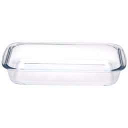 Szklane naczynie żaroodporne do pieczenia prostokątne 29,5x17,5x5 cm