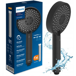 Filtr wody do prysznica Philips ASH1516BK słuchawka prysznicowa