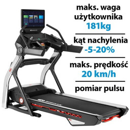 BOWFLEX Bieżnia elektryczna T56 2941W 20km/h Regulowany kettlebell