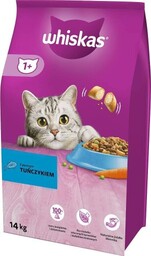 Whiskas Adult Tuńczyk z warzywami - sucha karma