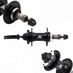 Joytech Piasta tylna JY-D242DSE, 32H, wolnobieg, hamulec tarczowy,