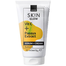 AVON ROZŚWIETLAJĄCE SERUM I KREM DO TWARZY 2w1