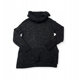 Swetrowa bluzka damska długi rękaw półgolf DKNY M