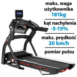 BOWFLEX Bieżnia elektryczna T25 2721W 20km/h Regulowany kettlebell