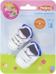 Heless 1451 - Sneakersy dla lalek, białe, rozmiar