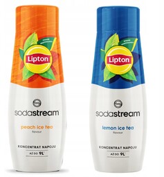 2x Syrop SodaStream Lipton Ice Tea Peach Brzoskwinia