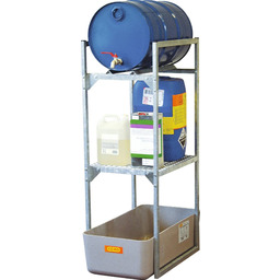 Regał na beczkę i mniejsze pojemniki typ 120