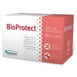 Probiotyk dla psów i kotów VETEXPERT BioProtect, 60