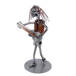 Metalowa figurka Gitarzysta Lenon. Prezent dla fanów rocka