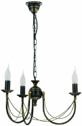LAMPA wisząca ARES 204 Nowodvorski metalowa OPRAWA świecznikowa