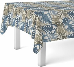 Martina Home Obrus ceratowy Filo niebieski 140 okrągły