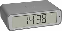 TFA Dostmann Cyfrowy budzik radiowy Twist, 60.2560.10, obrotowy