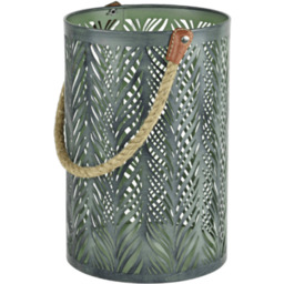 Lampion Indyjski Modern turkus 35 x 25 cm