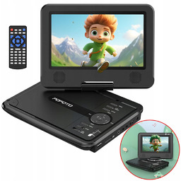 7" Odtwarzacz DVD Z Konsolą Gier LCD Hd