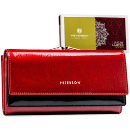 Portfel damski sk. PTN 421028-SH-9909 Red+Black