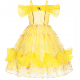 Kostium Bella Piękna i Bestia Hopki r. 140-146