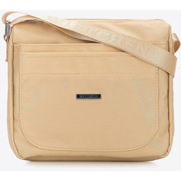 Damska listonoszka z nylonu z krytą kieszenią