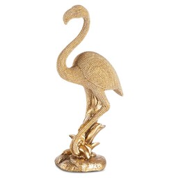 Eurofirany Figurka dekoracyjna Eldo 2 12x8x27 Flaming złota