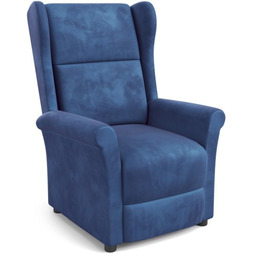 Fotel rozkładany wypoczynkowy agustin 2 granatowy halmar