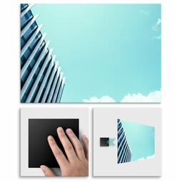 Plakat metalowy wieżowiec M