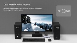 Unitek Przełącznik KVM 4K HDMI 2.0 2-in 1-out