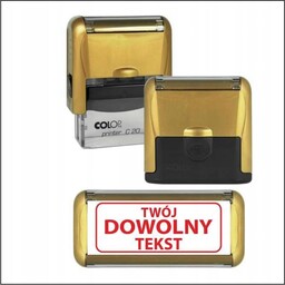 ZŁOTA PIECZĄTKA Z TWOIM TEKSTEM! LIMITOWANA EDYCJA! gadżet,