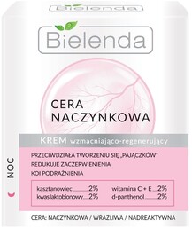 BIELENDA_Cera Naczynkowa krem wzmacniająco-regenerujący na noc 50ml