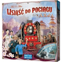 REBEL Gra planszowa Wsiąść do Pociągu Kolekcja map
