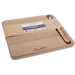 Jean Dubost Deska drewniana z nożem do sera