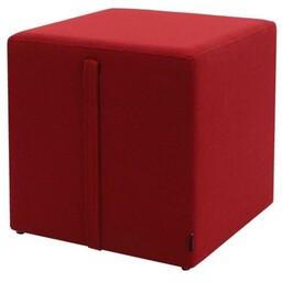 Pufa do biura tapicerowana z rączką Square Plus
