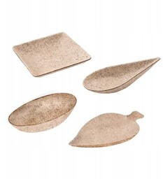 Finger food miseczki 4 kształty natural 4x250szt.