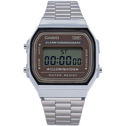 Zegarek Casio A168WA-5AYES Srebrny