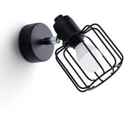 Lumes Czarny nowoczesny kinkiet druciany - A152 B2-B25