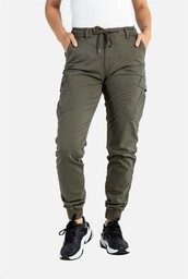 spodnie REELL - Reflex Women Rib Cargo Olive