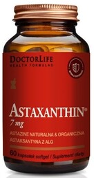 Astaxanthin 7mg naturalna astaksantyna suplement diety 60 kapsułek