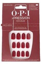 OPI xPRESS/ON Big Apple Red Sztuczne paznokcie 1
