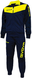 Dres Givova Tuta Visa granatowo-żółty TR018 0407