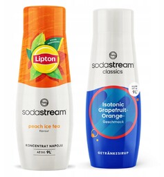 2 x syrop Sodastream Lipton Ice Tea Peach
