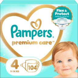 Pampers Premium Care 4 (9-15 kg), pieluchy, 104
