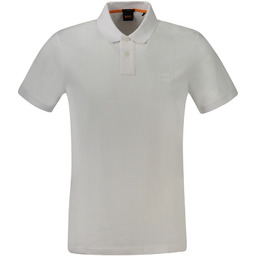 HUGO BOSS POLO KRÓTKI RĘKAW MĘSKI BIAŁY