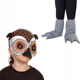 Sowa strój maska nakładki na buty