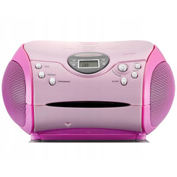 Radioodtwarzacz Lenco SCD-24 CD Fm Różowy